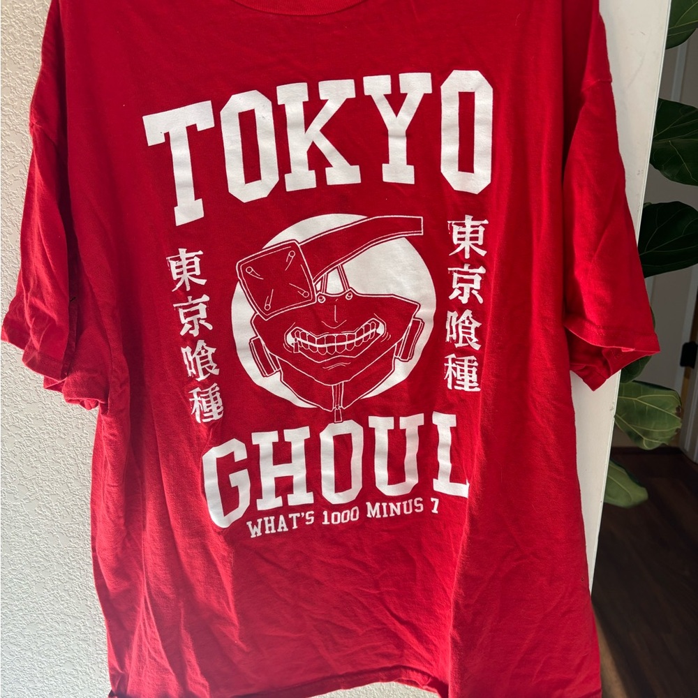 Red Tokyo Ghoul Graphic T-Shirt